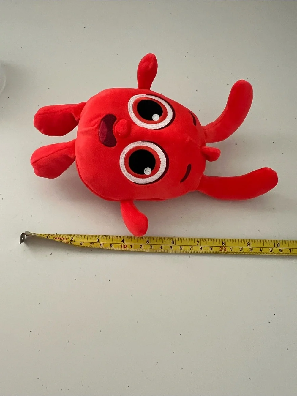 Morphle Red Plush Stuffed Animal Toy 10” Soft Cuddly TV Character Kids